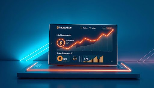 Ledger Live Earn staking dashboard